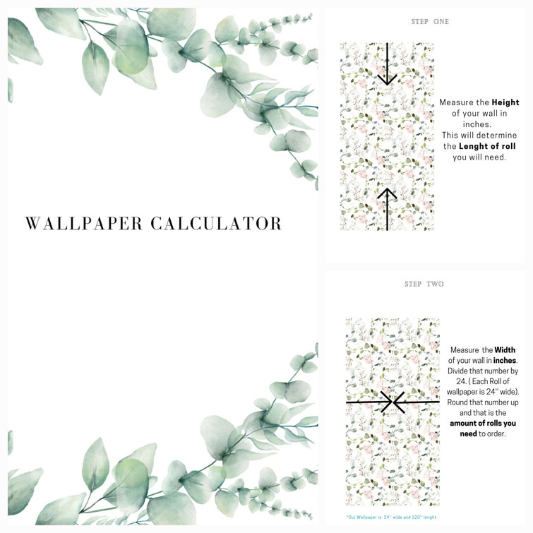 House of Hampton® Harkins Peel & Stick Floral Roll Wayfair